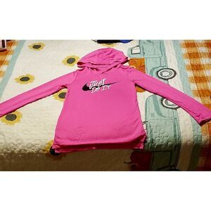 NIKE DRI FIT GIRLS LS PULLOVER TOP